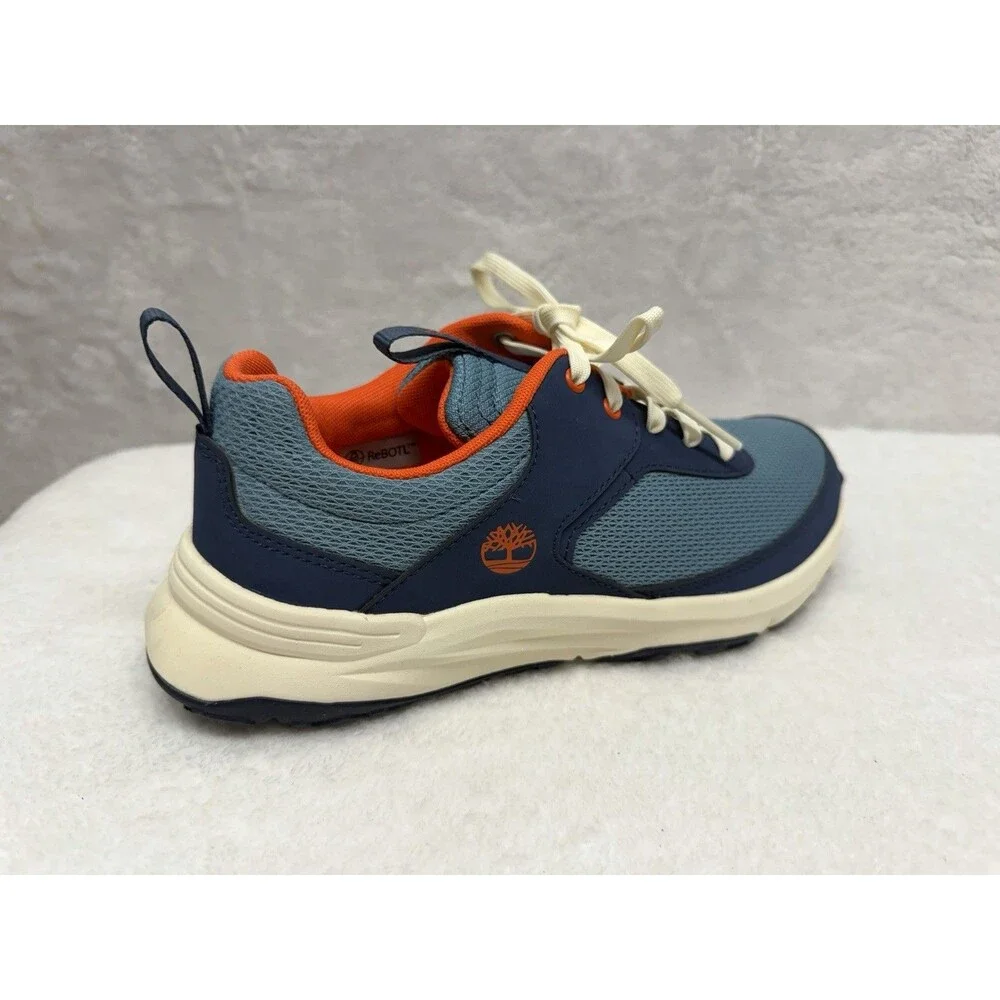 Timberland Junior Size 5 Sneakers Blue Mesh Lace Shoes - Picture 2 of 11